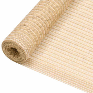 Plasă protecție intimitate, bej, 1,2x25 m, HDPE, 150 g/m²