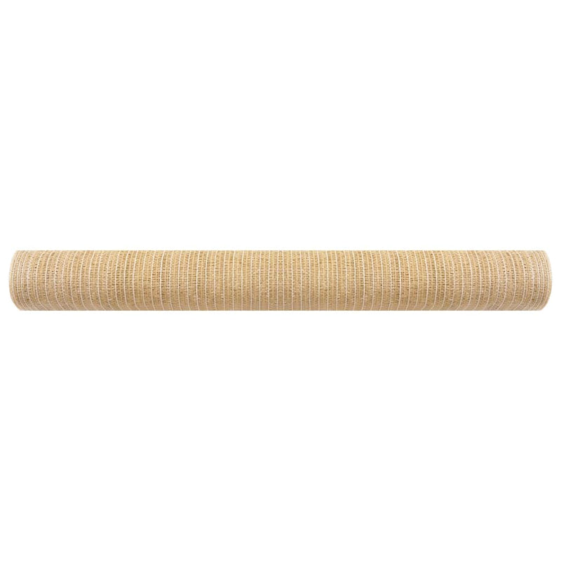 Plasă protecție intimitate, bej, 1,2x25 m, HDPE, 150 g/m²