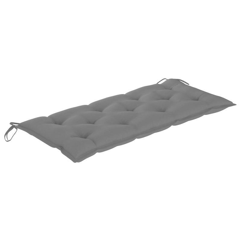 Bancă de grădină cu pernă, 120 cm, lemn masiv de acacia