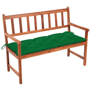 Bancă de grădină cu pernă, 120 cm, lemn masiv de acacia