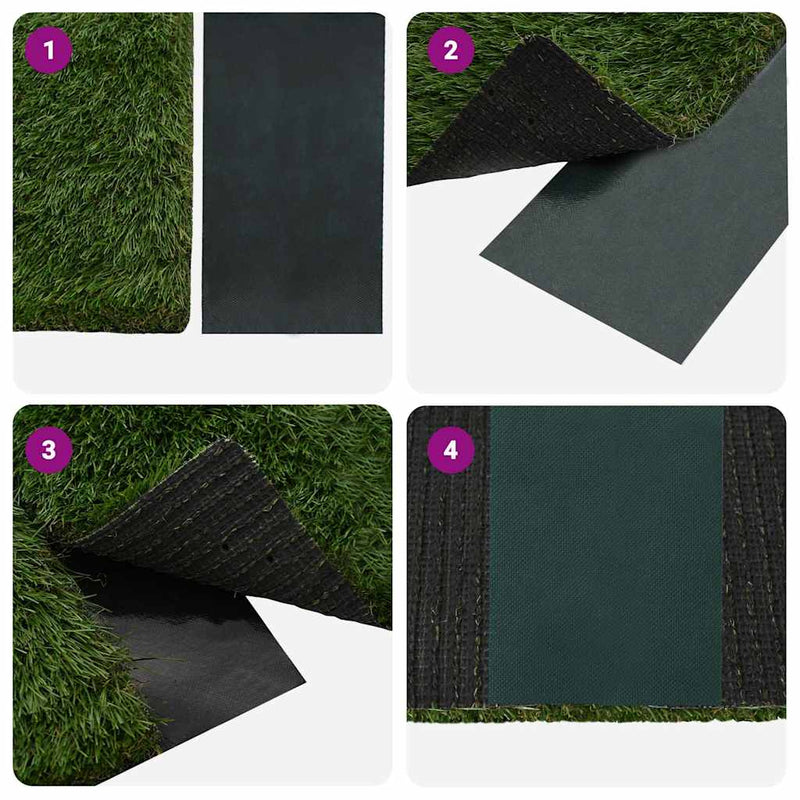 Bandă de gazon artificial, verde, 0,15x10 m