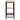 Birou de calculator negru/stejar deschis 80x40x72 cm MDF/metal