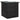 Set mobilier bar de grădină cu perne, 4 piese, negru, poliratan