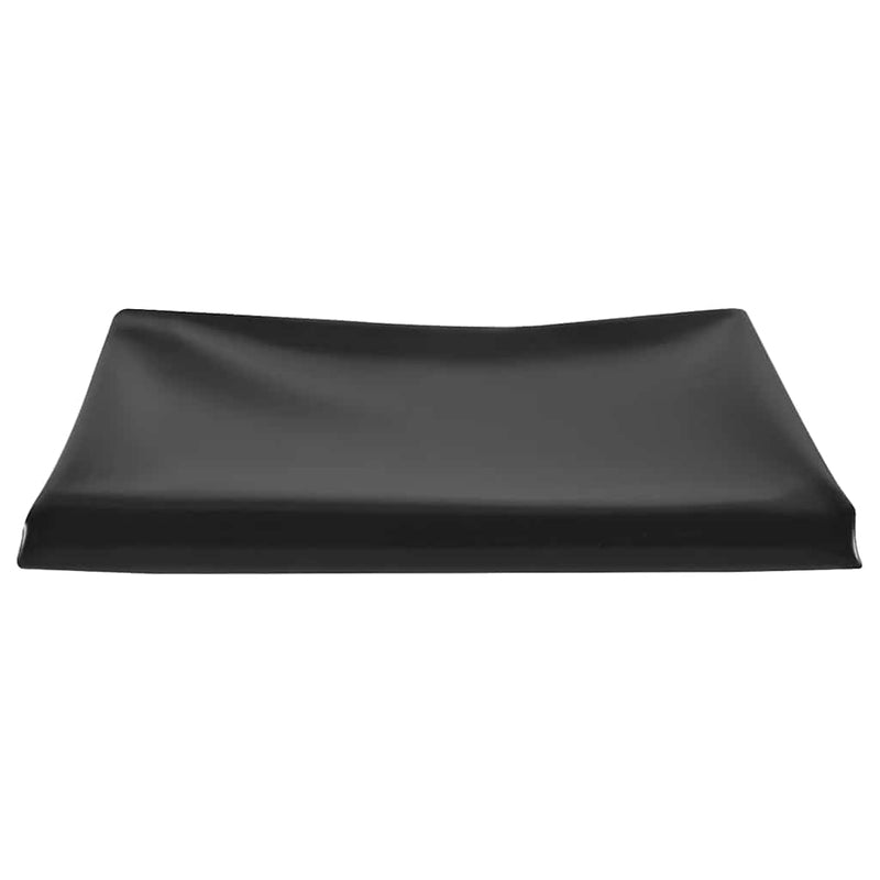 Căptușeală pentru iaz, negru, 1x6 m, PVC, 0,5 mm