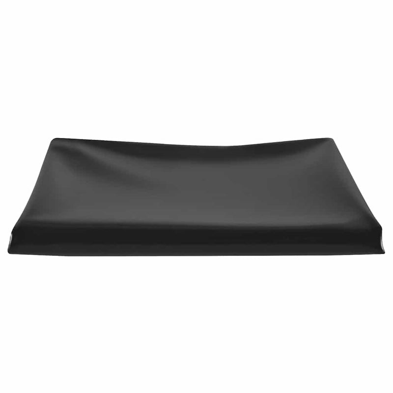 Căptușeală pentru iaz, negru, 2x6 m, PVC, 0,5 mm