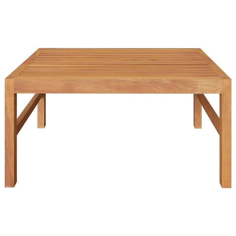 Set mobilier grădină cu perne crem, 2 piese, lemn de tec