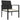 Set de masă și scaune de exterior, 9 piese, negru, poliratan