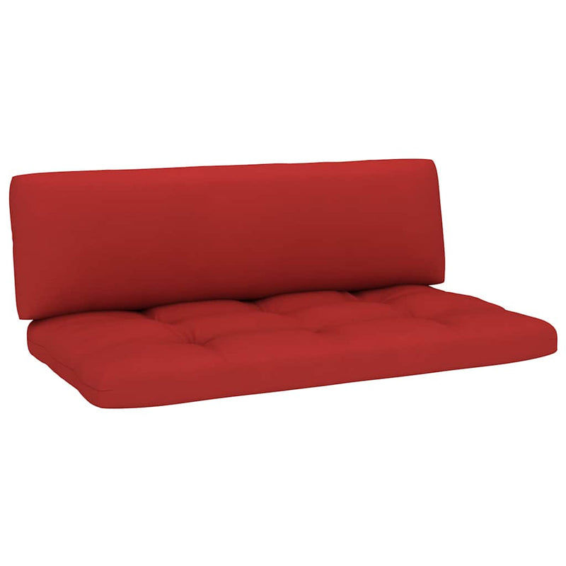Set mobilier din paleți cu perne, 6 piese, gri, lemn pin tratat