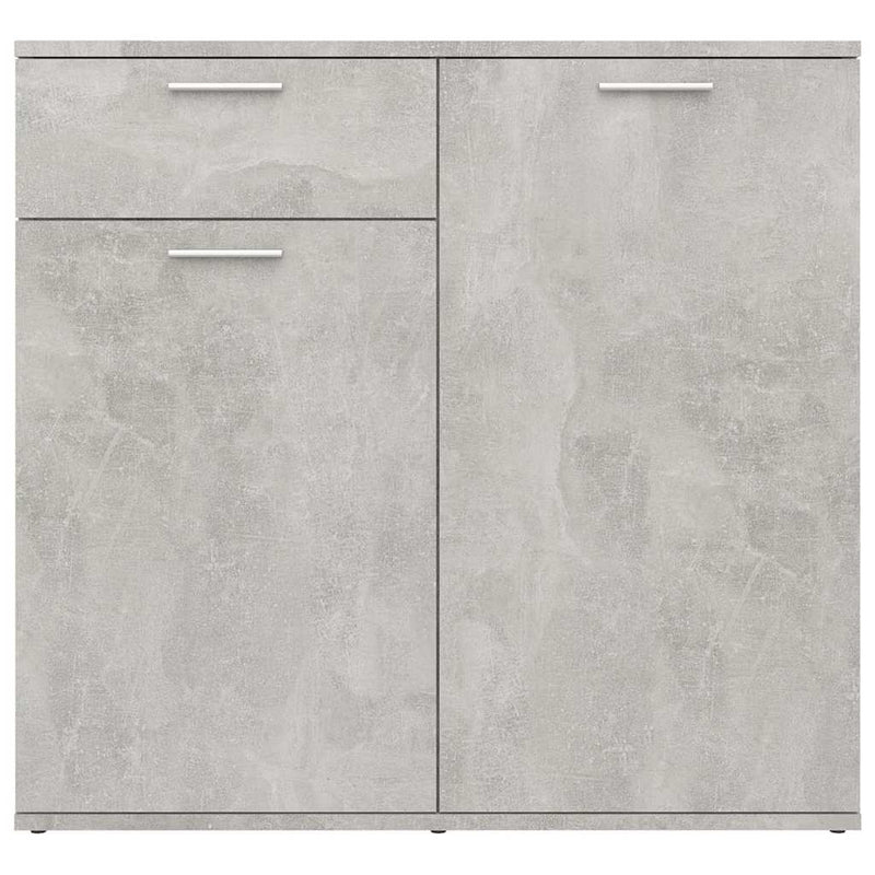 Servantă, gri beton, 80x36x75 cm, PAL