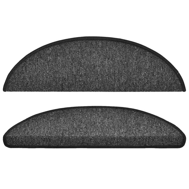 Grile pentru trepte 10 buc. 56 x 17 x 3 cm Non-Slip Antracit