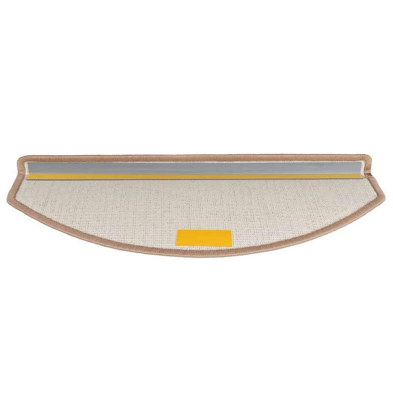 Grile pentru trepte 10 buc. 65 x 24 x 4 cm Maro deschis