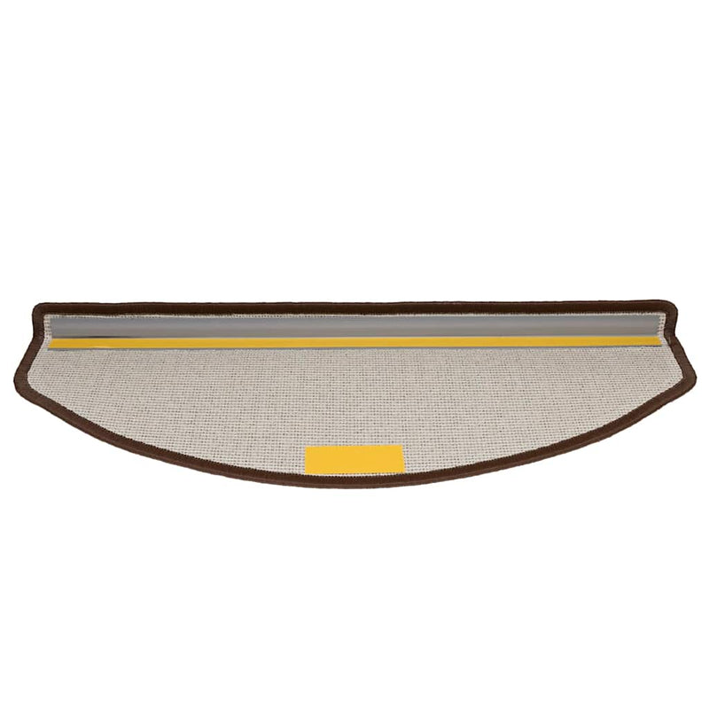 Grile pentru trepte 10 buc. 65 x 24 x 4 cm Non-Slip Maro Cafea
