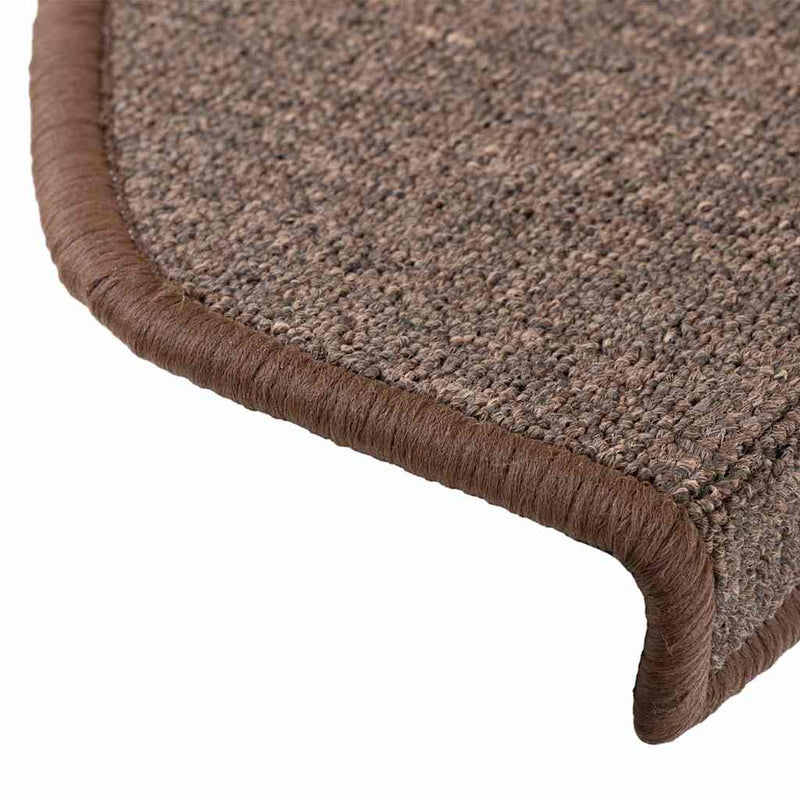 Grile pentru trepte 10 buc. 65 x 24 x 4 cm Non-Slip Maro Cafea