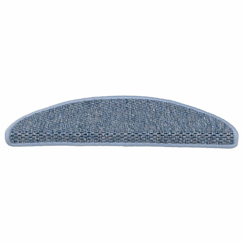 Covoraș scări autoadeziv 15 buc. albastru, 56x17x3 aspect sisal