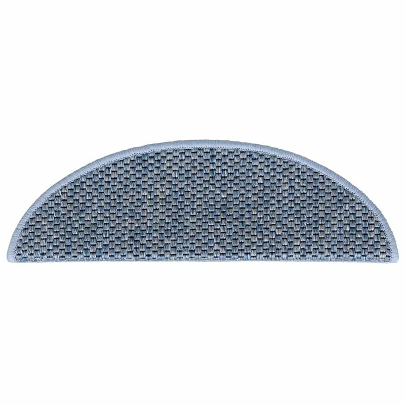 Covoraș scări autoadeziv 15 buc. albastru, 56x17x3 aspect sisal