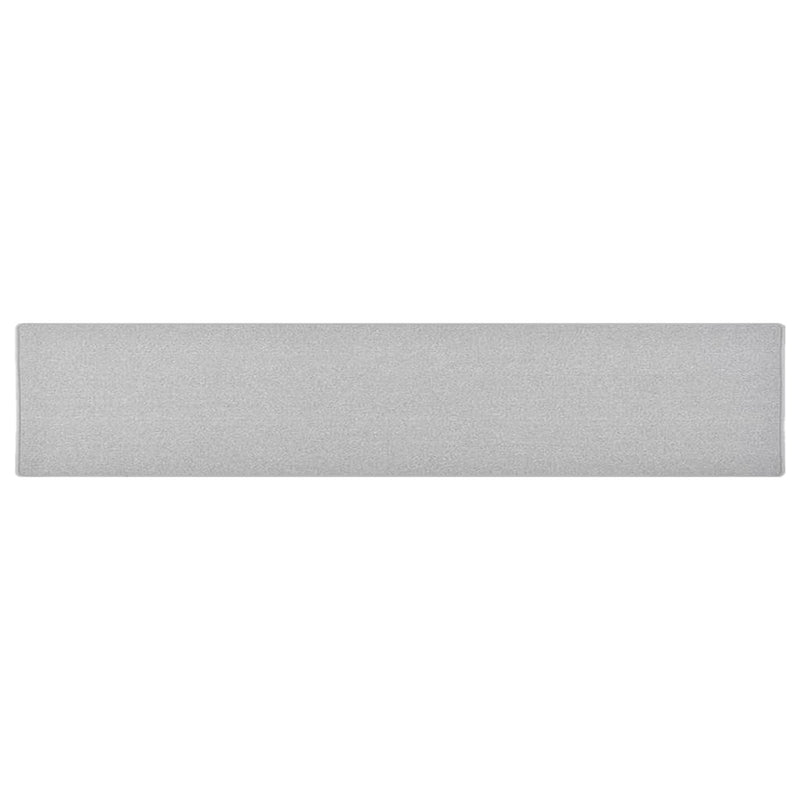 Covor traversă, gri deschis, 80x400 cm