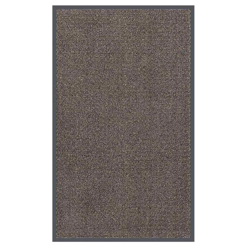 Covoraș de intrare cu smocuri, maro închis, 90x150 cm