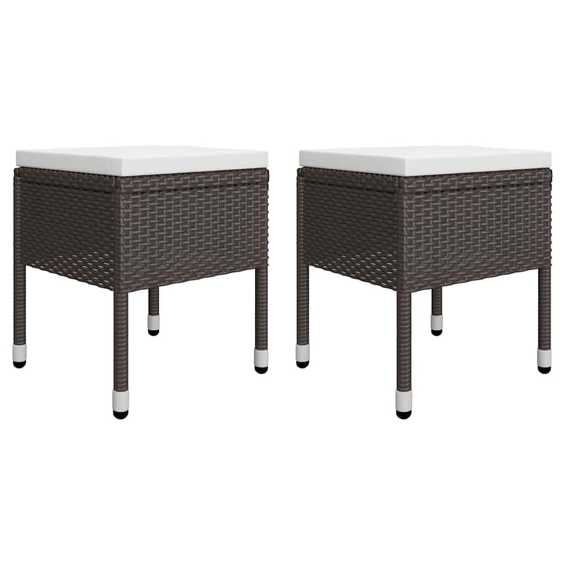 Set de masă pentru grădină, 5 piese, maro