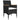 Set mobilier de grădină, 5 piese, negru
