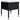 Set mobilier de grădină, 5 piese, negru