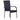 Set mobilier de grădină, 5 piese, negru