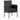 Set mobilier de grădină, 5 piese, negru