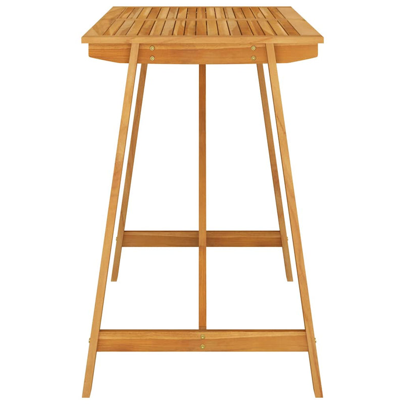 Set mobilier bar de grădină, 5 piese, maro