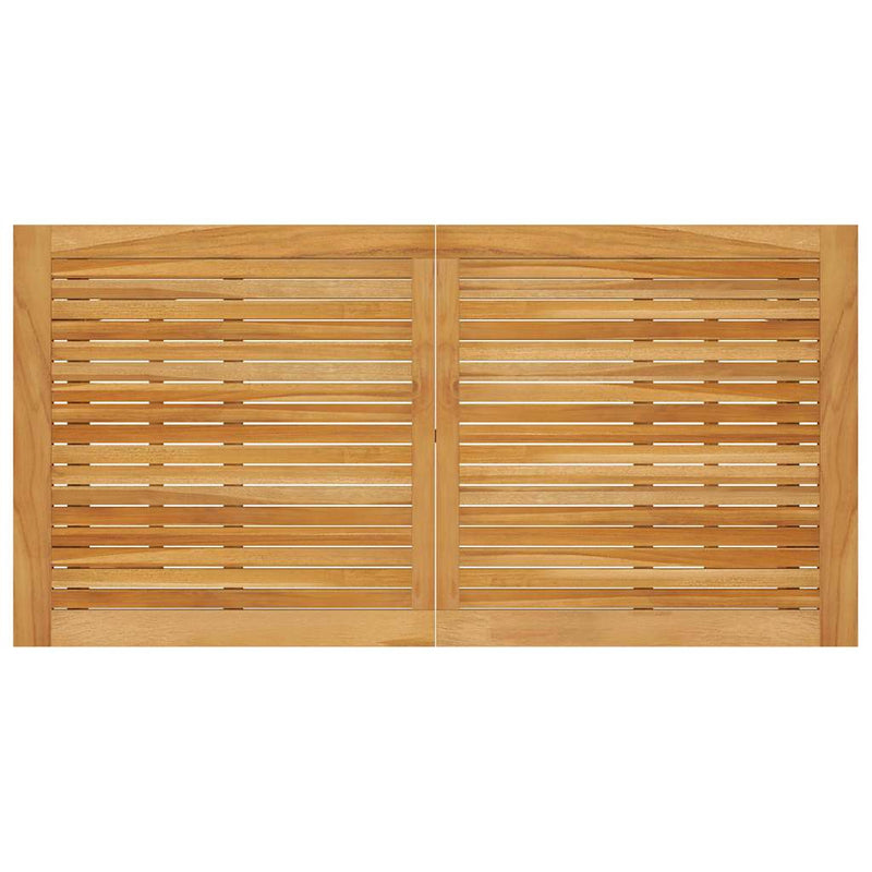 Set mobilier bar de grădină, 5 piese, maro