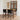 Set mobilier bar de gradină, 5 piese, negru
