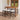 Set mobilier bar de grădină cu perne, 7 piese, negru