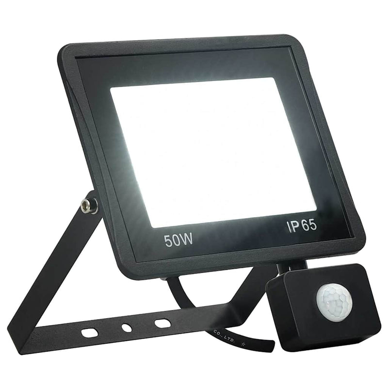 Proiector LED cu senzor, 50 W, alb rece