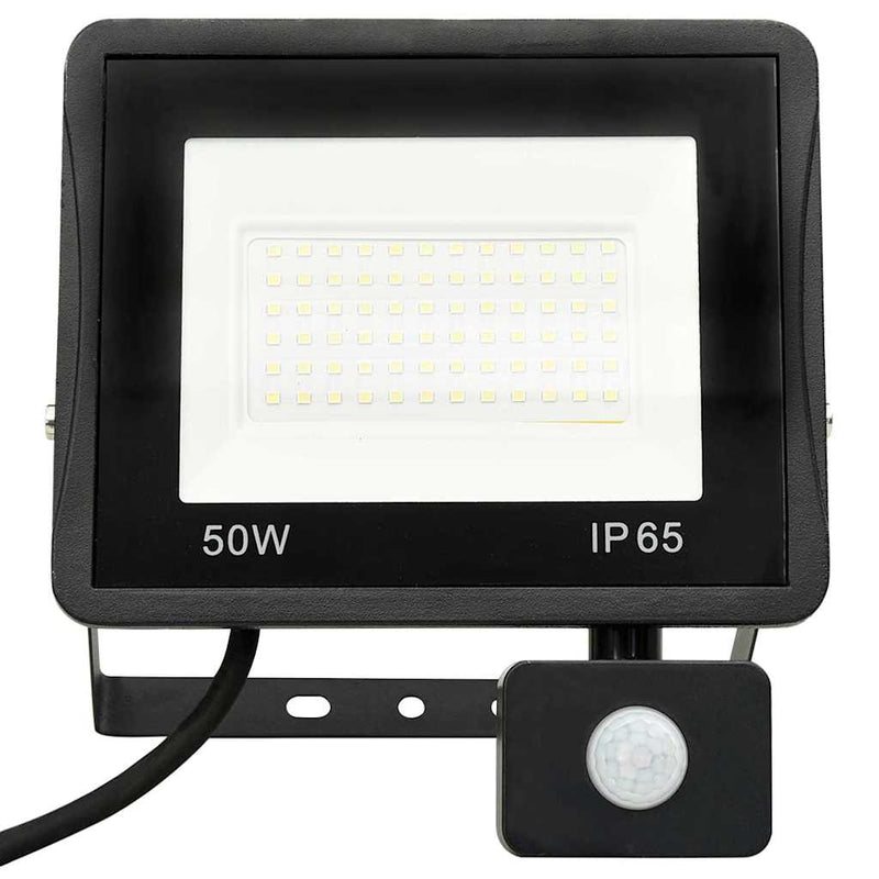 Proiector LED cu senzor, 50 W, alb rece