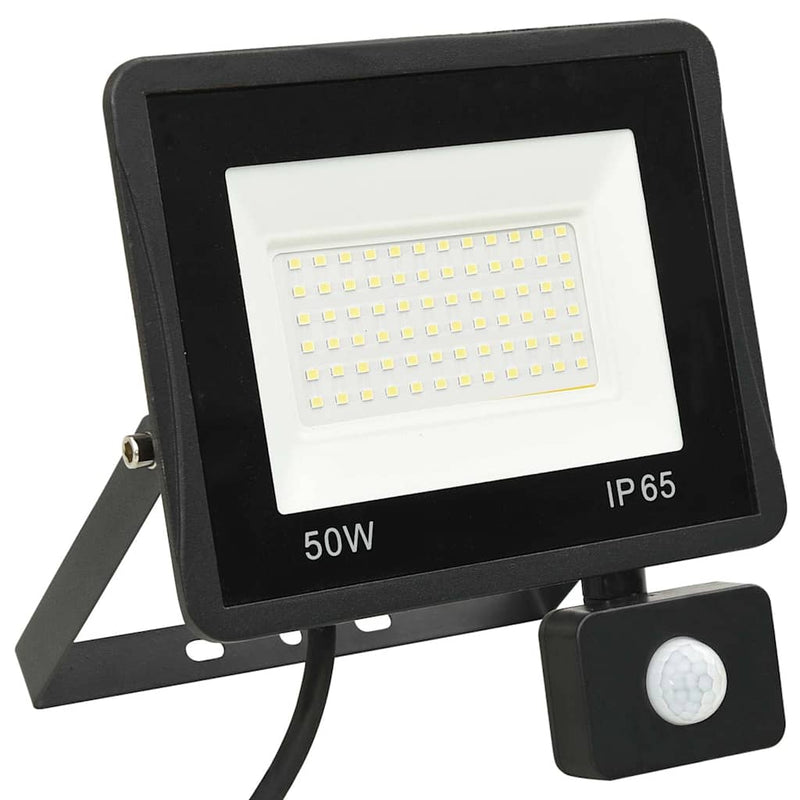 Proiector LED cu senzor, 50 W, alb rece