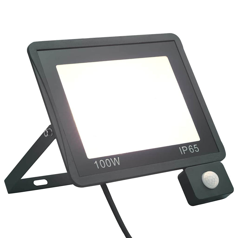 Proiector LED cu senzor, 100 W, alb rece