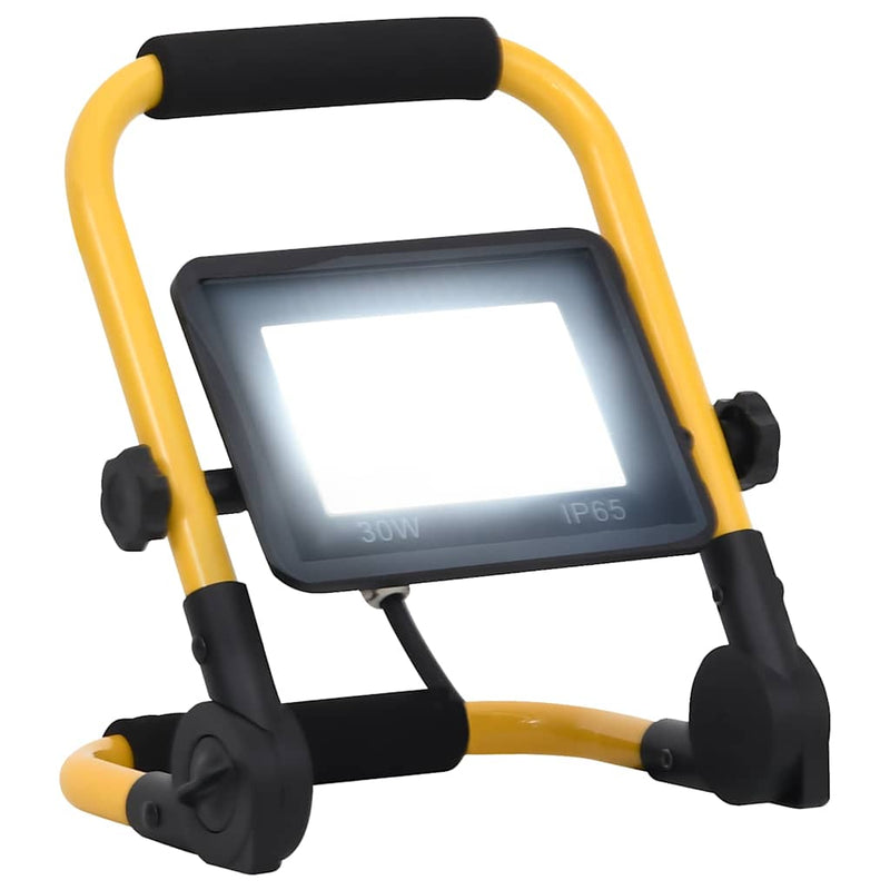 Proiector LED cu mâner, 30 W, alb rece