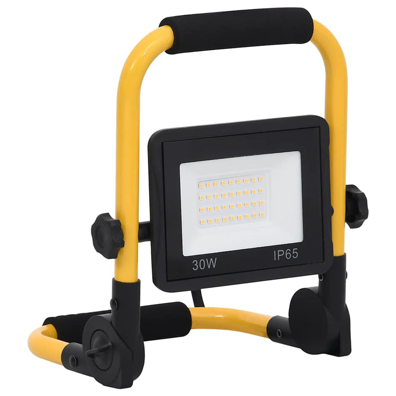 Proiector LED cu mâner, 30 W, alb rece
