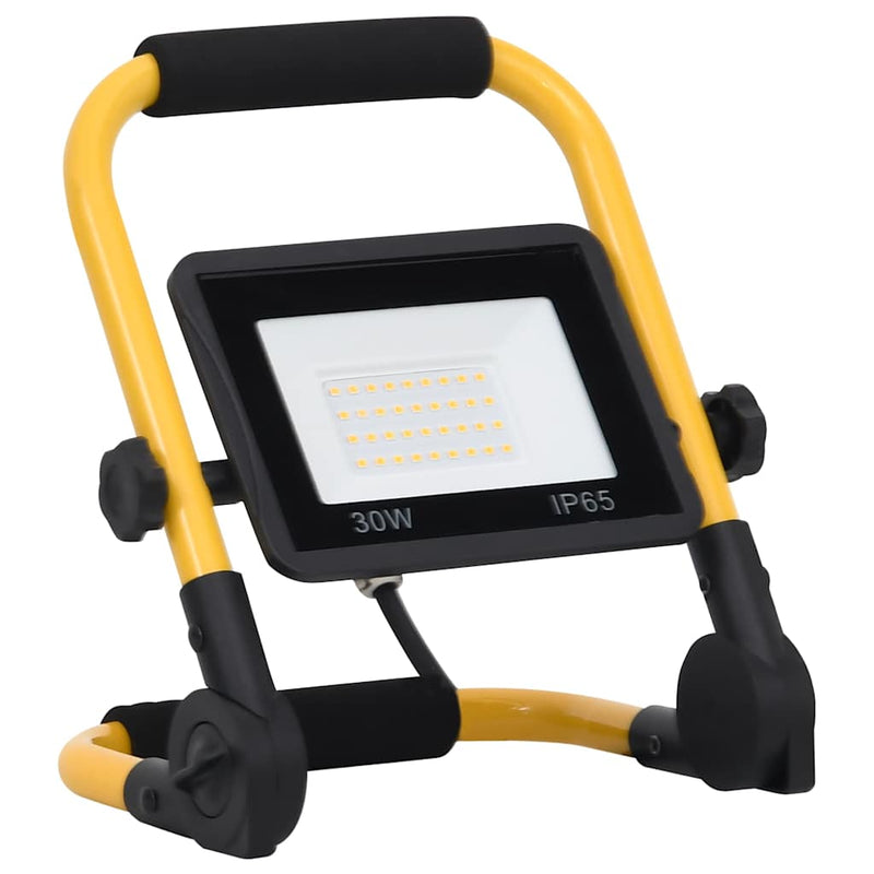 Proiector LED cu mâner, 30 W, alb rece