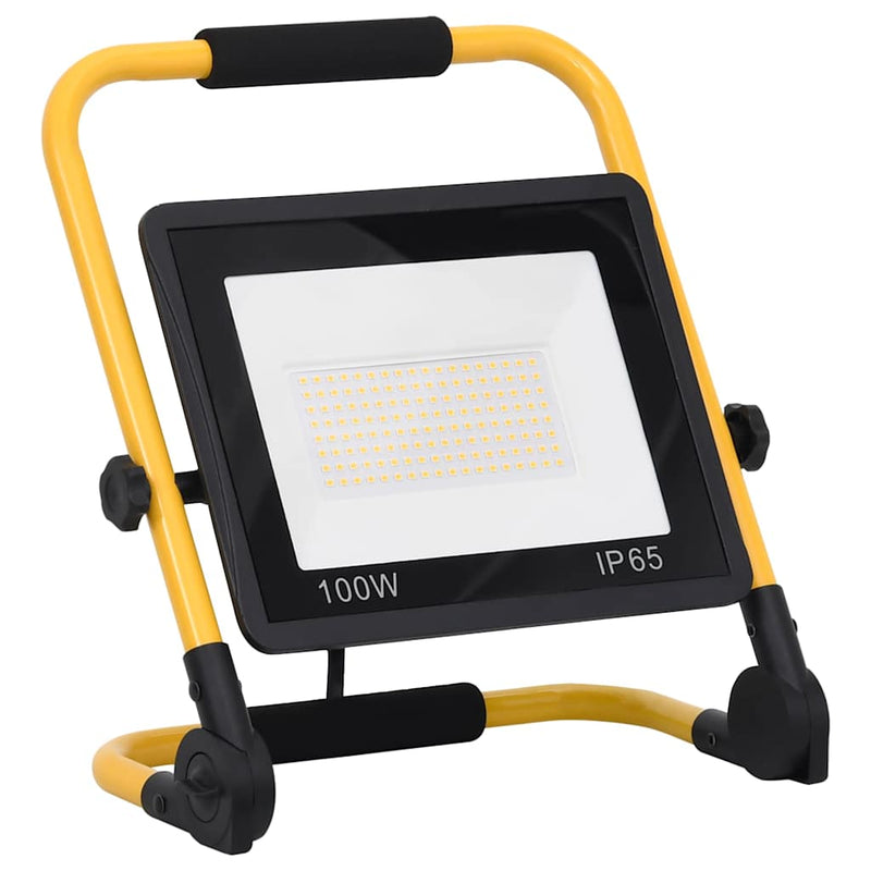 Proiector cu LED și mâner, alb rece, 100 W