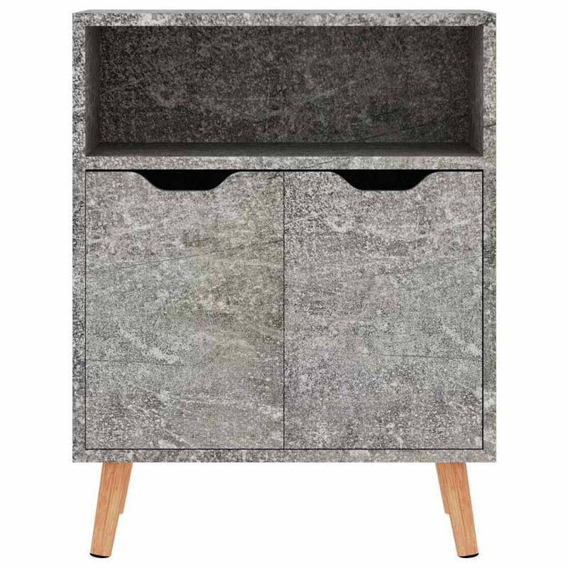 Servantă, gri beton, 60x30x72 cm, lemn prelucrat