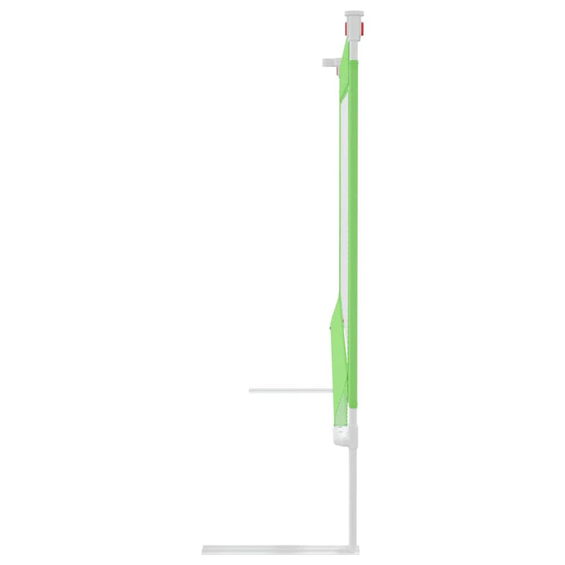 Balustradă de protecție pat copii, verde, 190x25 cm, textil