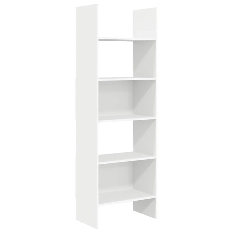 Bibliotecă, alb, 60x35x180 cm, lemn prelucrat