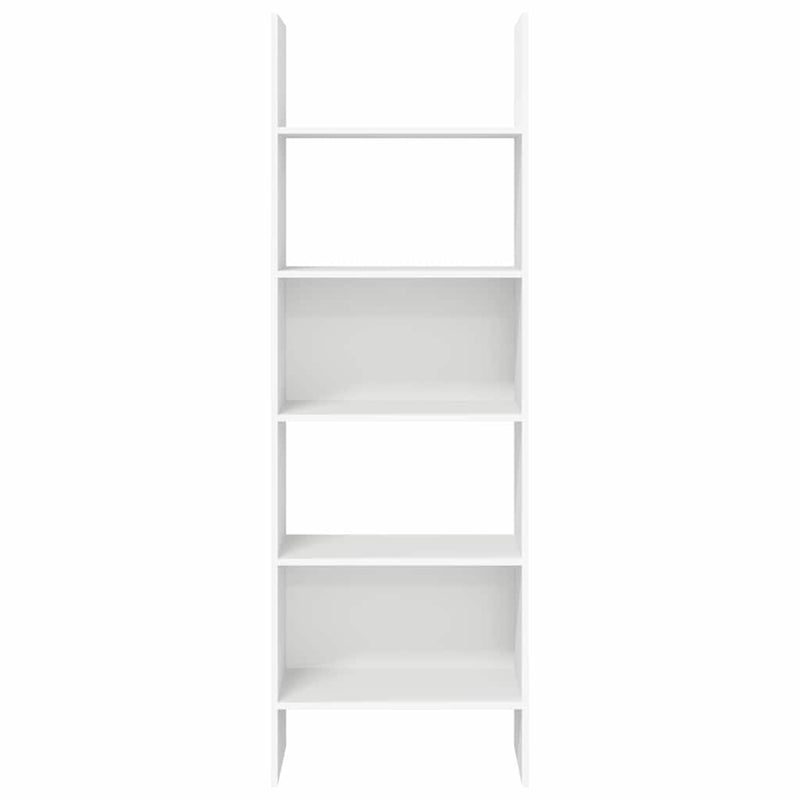 Bibliotecă, alb, 60x35x180 cm, lemn prelucrat