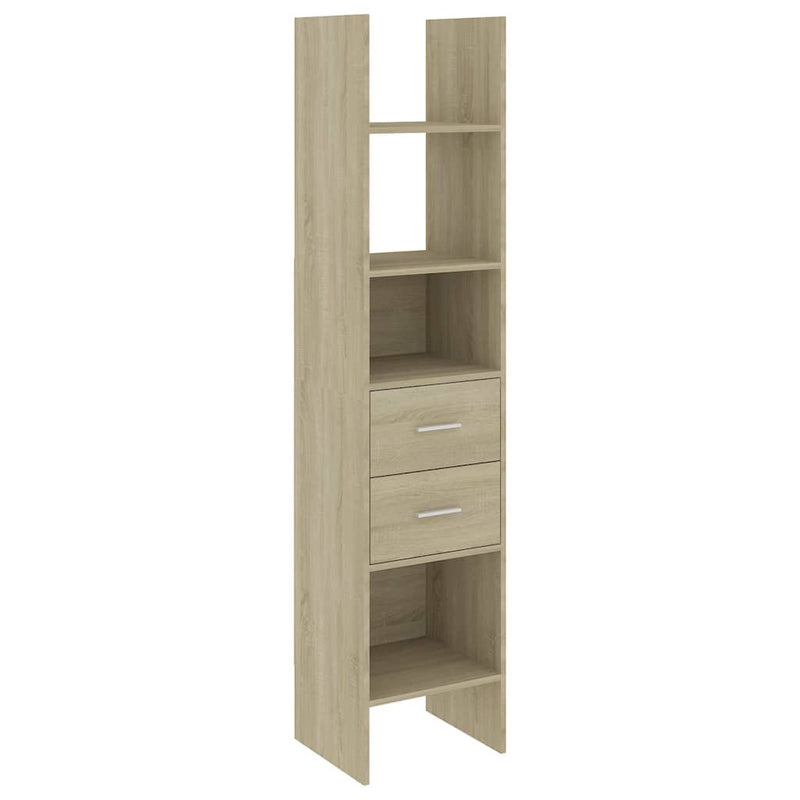 Bibliotecă, stejar Sonoma, 40x35x180 cm, lemn prelucrat