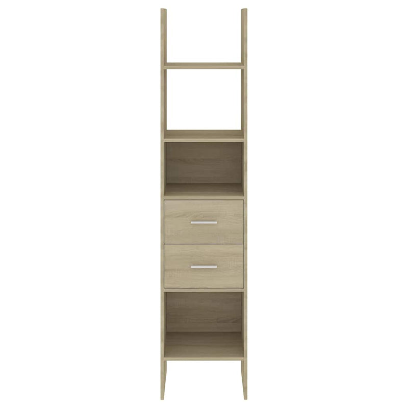 Bibliotecă, stejar Sonoma, 40x35x180 cm, lemn prelucrat