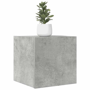 Dulap TV montaj pe perete, gri beton, 30,5x30x30 cm