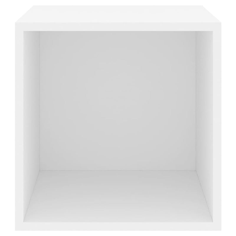 Dulapuri de perete, 2 buc., alb, 37x37x37 cm, PAL