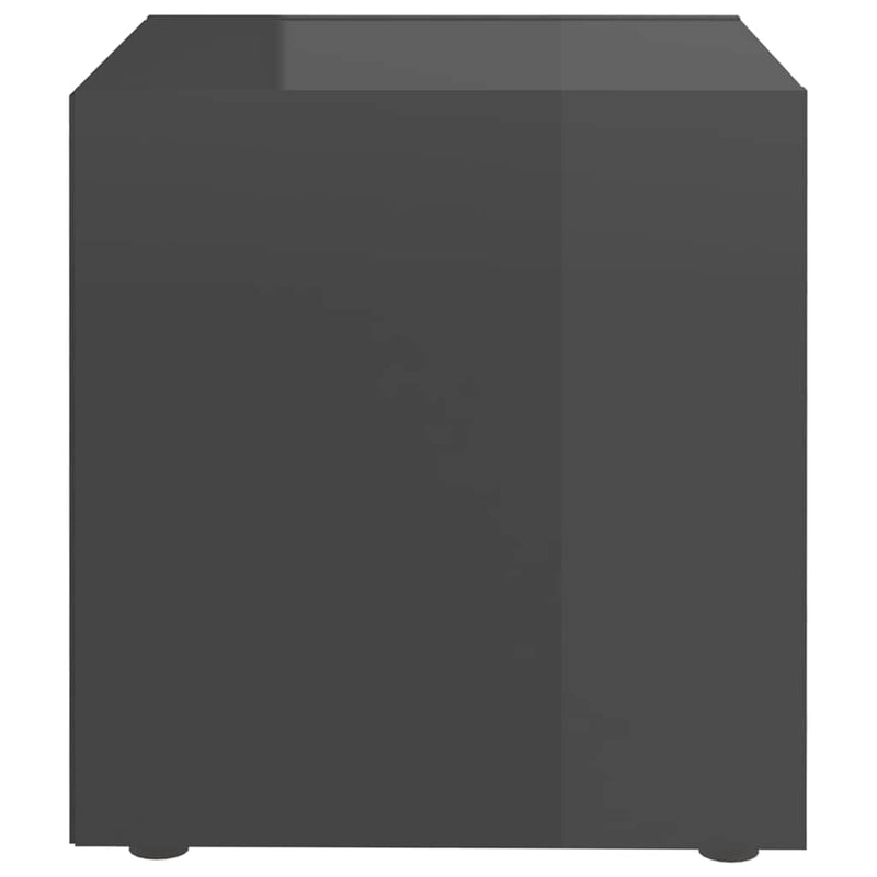 Comode TV, 4 buc., gri extralucios, 37x35x37 cm, PAL