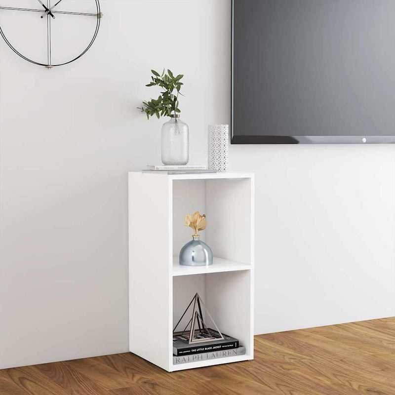 Comodă TV, alb, 72x35x36,5 cm, PAL