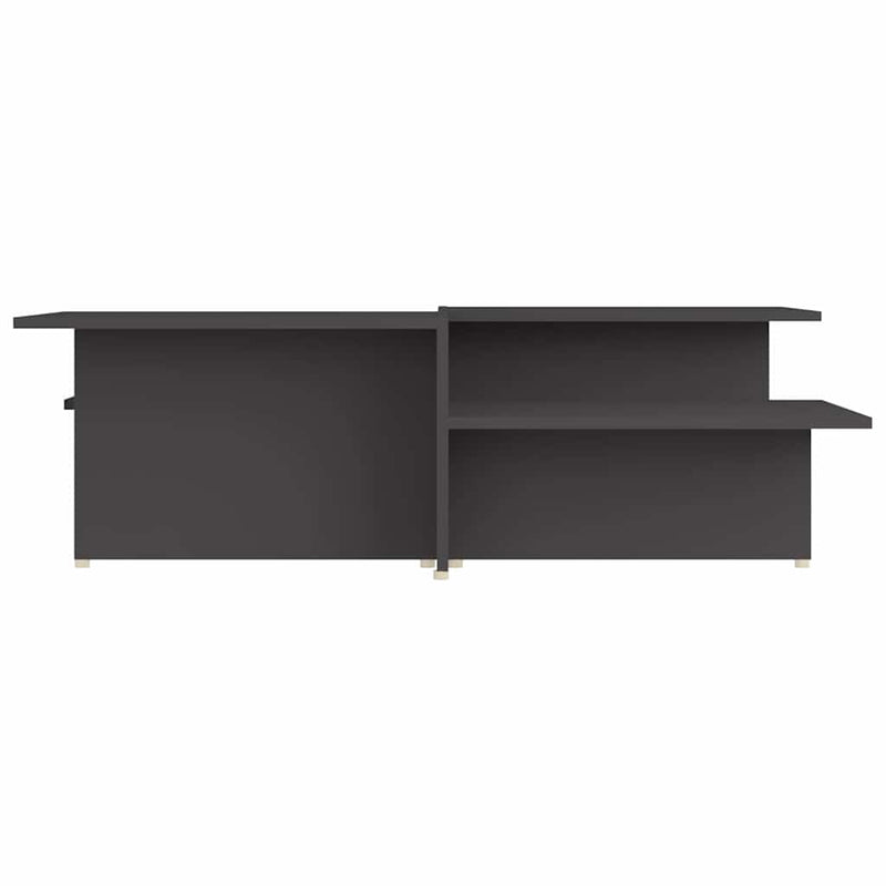 Mese de cafea, 2 buc., gri, 111,5x50x33 cm, lemn compozit