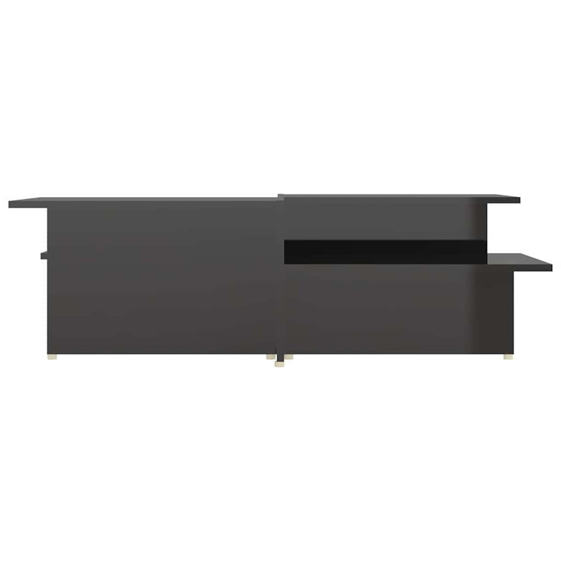 Mese cafea 2 buc negru extralucios 111,5x50x33 cm lemn compozit